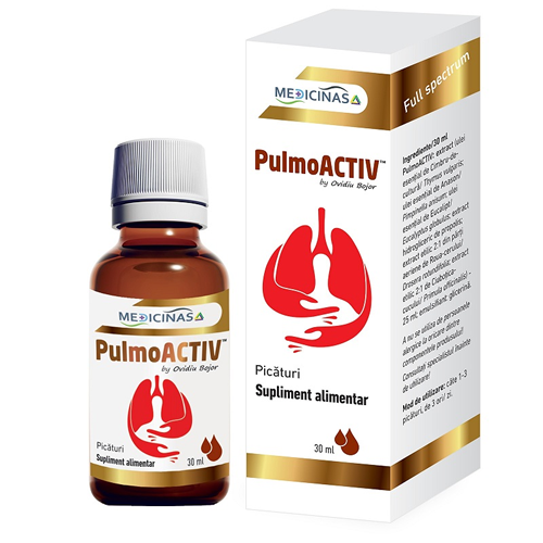 PulmoActiv 30 ml, Medicinas